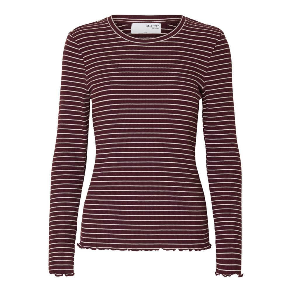Selected Fanna Crew Neck T-Shirt